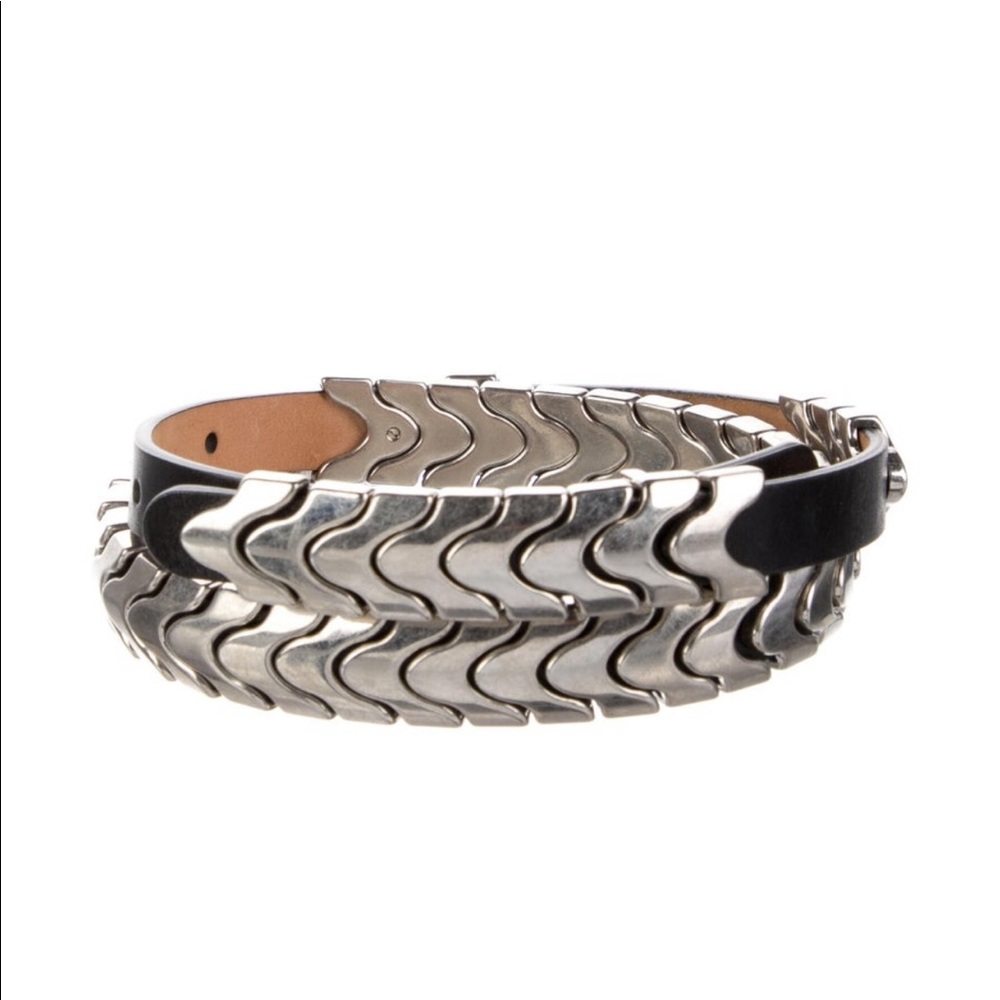 Alexander McQueen skinny leather belt